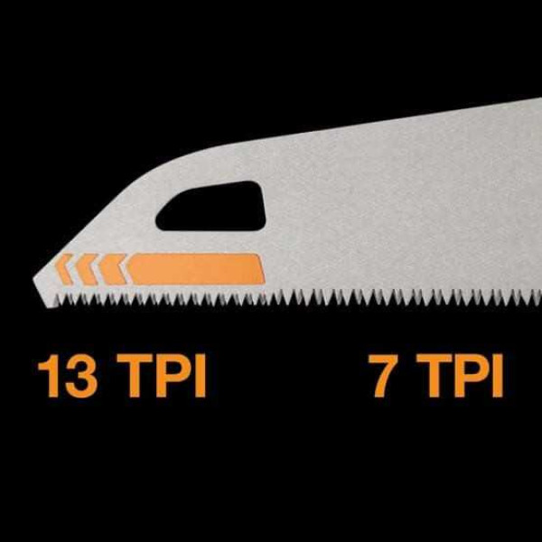 Фото - Ножовка Fiskars PowerTooth 7 TPI 550 мм (1062916)