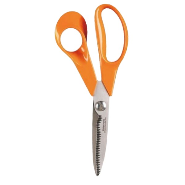 Фото - Ножиці кухонні Fiskars Classic 18 см для зелени (1000819)