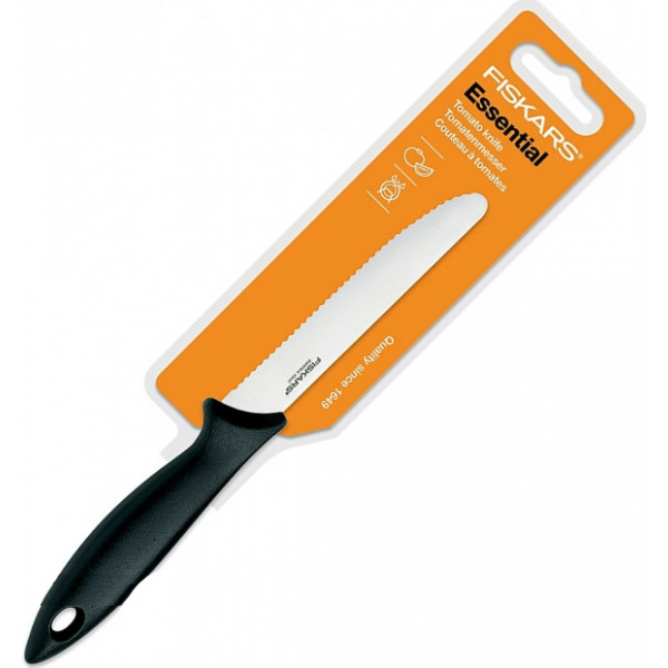 Фото - Ніж для томатів Fiskars Essential 12 см (1023779)