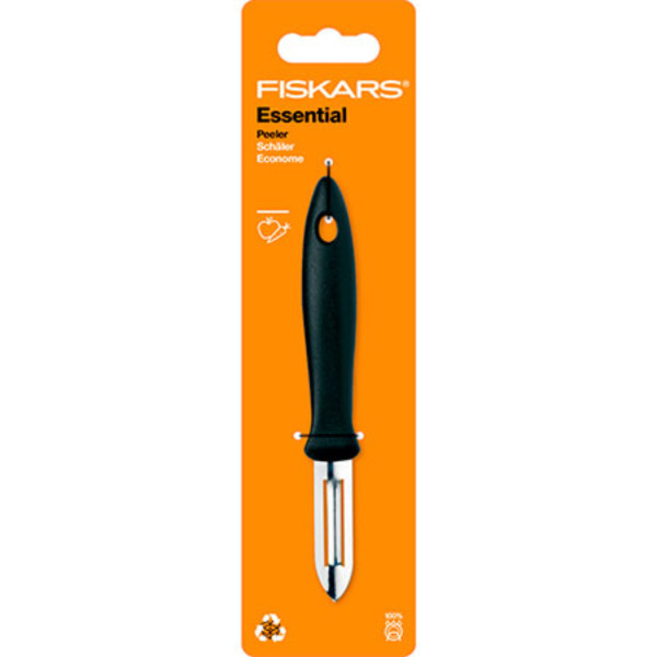 Фото - Ніж для овочів Fiskars Essential, 6 см (1065585)