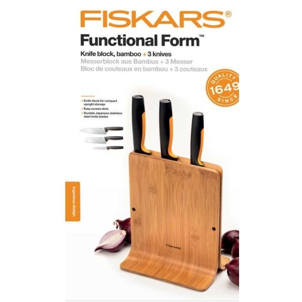 Фото - Набор ножей Fiskars FF 3 шт. (1057553)