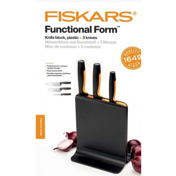 Фото - Набір ножів Fiskars FF 3 шт. (1057555)