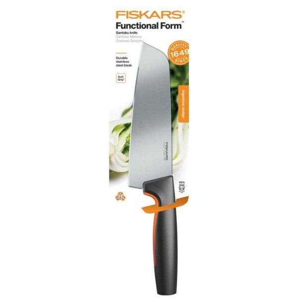 Фото - Нож кухонный Fiskars FF Santoku (1057536)
