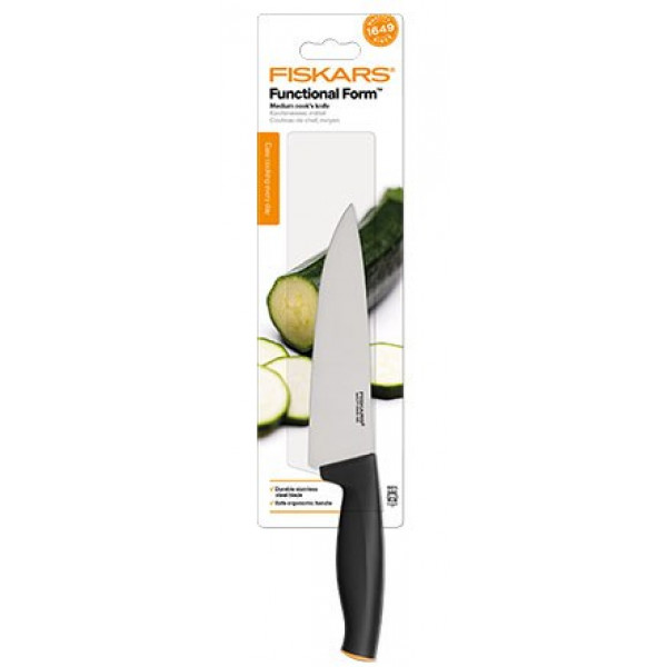 Фото - Нож поварской средний Fiskars Form 1014195