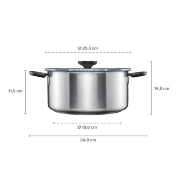 Фото - Каструля Fiskars Form 5 л (1072317)