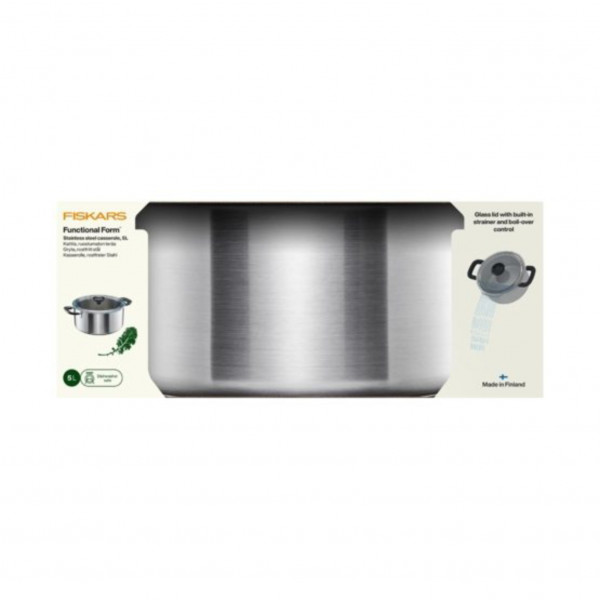Фото - Каструля Fiskars Form 5 л (1072317)