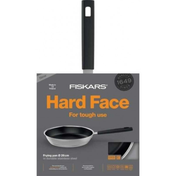Фото - Сковорода универсальная Fiskars Hard Face Steel 26 см (1052246)