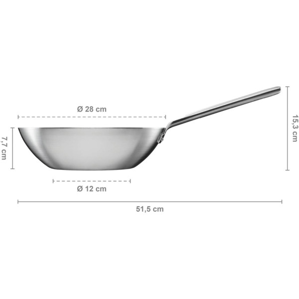 Фото - Сковорода ВОК Fiskars Norden 28 см (1067630)