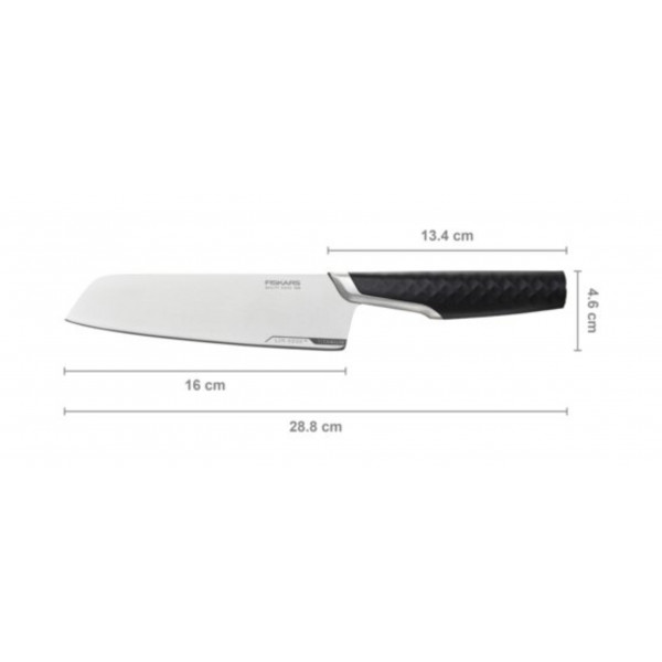 Фото - Ніж сантоку Fiskars Santoku Taiten 16 см (1066831)