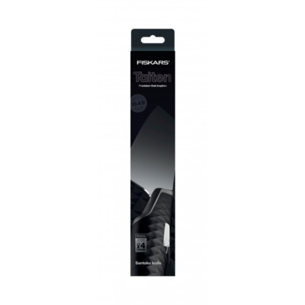 Фото - Ніж сантоку Fiskars Santoku Taiten 16 см (1066831)