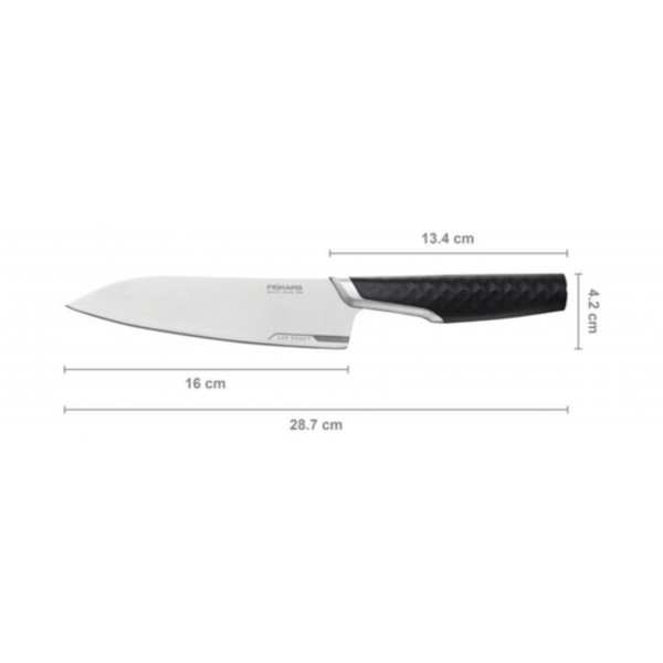 Фото - Ніж кухаря Fiskars Taiten 16 см (1066832)