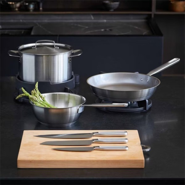 Фото - Сковорода ВОК Fiskars Wok All Steel Pure 28 см (1065629)