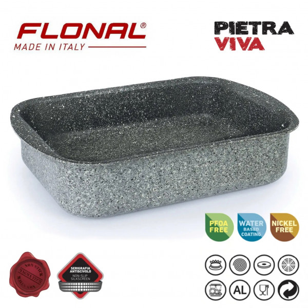 Фото - Форма для приготування Flonal Pietra Viva 31х23 (PV8LS3170)