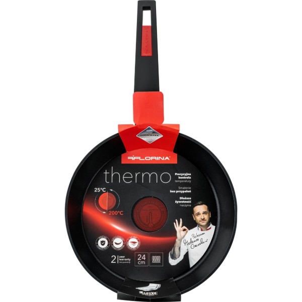 Фото - Сковорода універсальна FLORINA THERMOSENSOR 24 см MG (1P8902)
