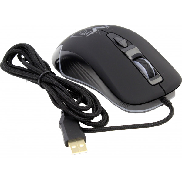 Фото - Мышь проводная игровая Frime Hela Black USB (FMC1840) Фото - Мышь проводная игровая Frime Hela Black USB (FMC1840)