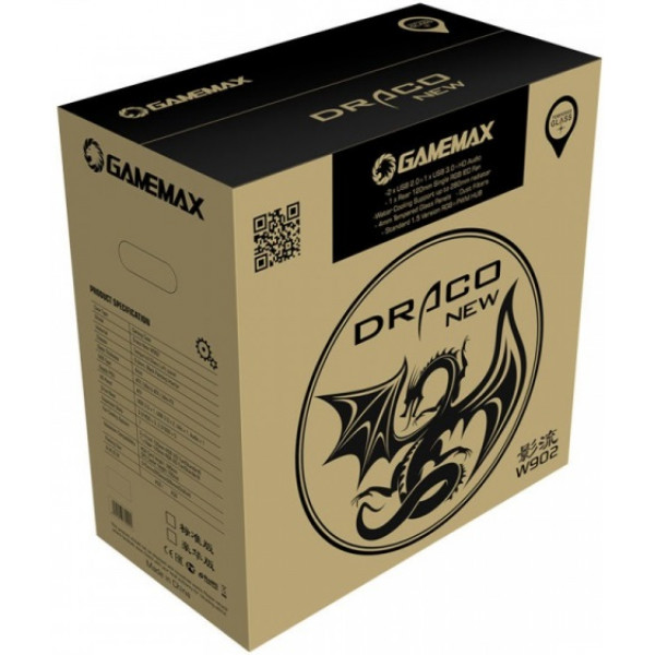 Фото - Корпус Gamemax ATX без блока живлення Draco New