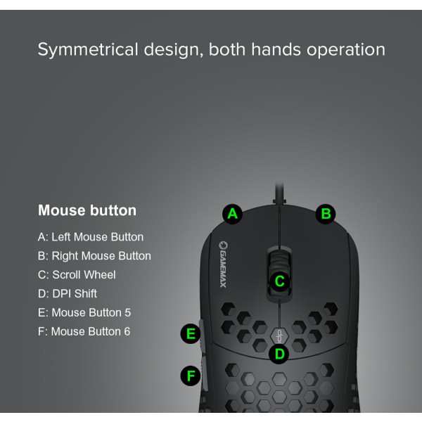 Фото - Мышь проводная игровая Gamemax MG8