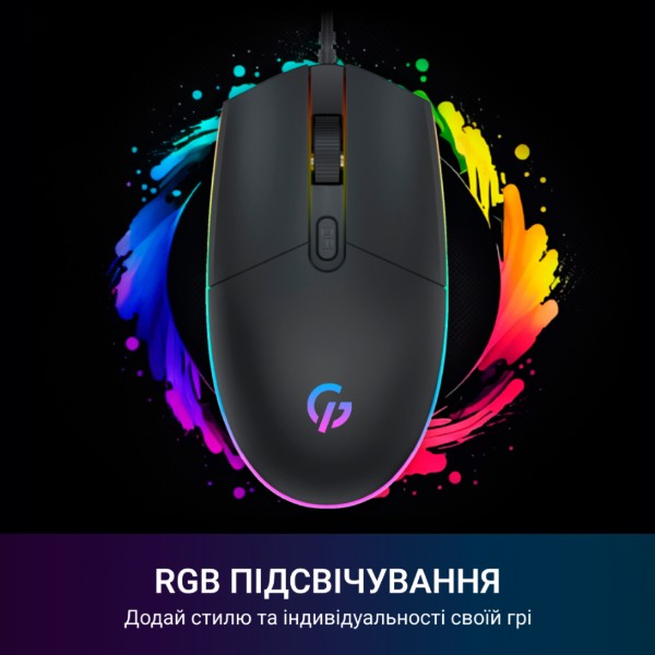 Фото - Мышь проводная игровая GamePro Black (GM152) USB