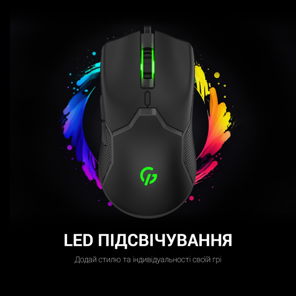 Фото - Миша дротова ігрова GamePro Black (GM229) USB