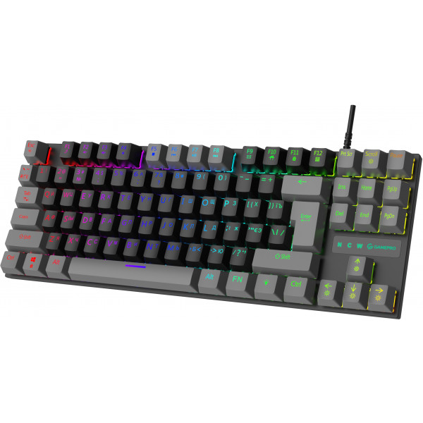 Фото - Клавіатура дротова ігрова GamePro LED USB (MK100R)