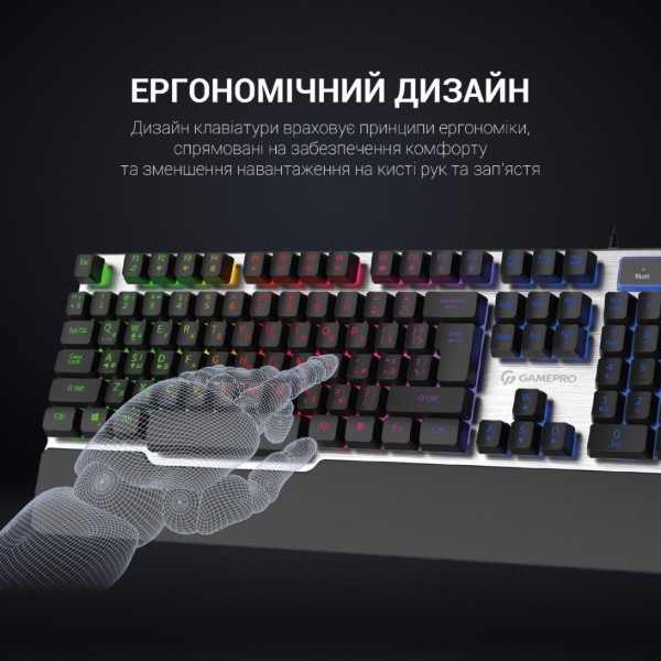 Фото - Клавиатура проводная игровая GamePro Stinger (GK599)