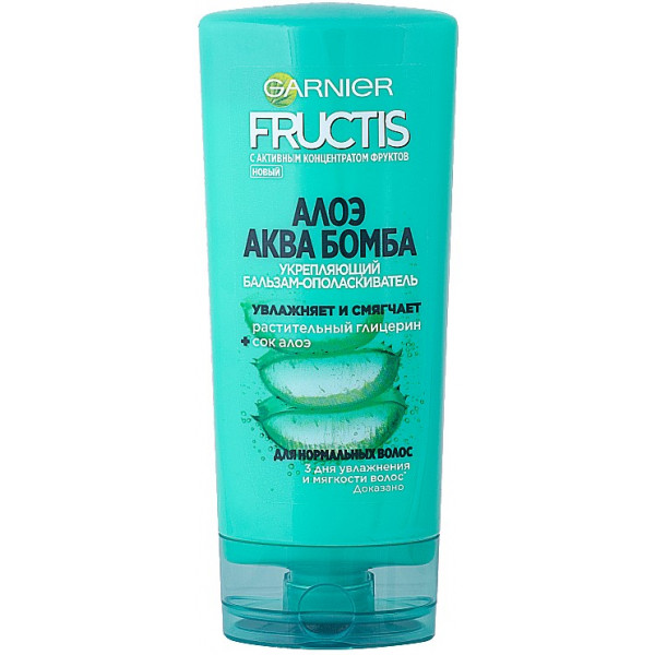 Фото - Бальзам для волосся Garnier FRUCTIS Алое Аква Бомба 200 мл Фото - Бальзам для волосся Garnier FRUCTIS Алое Аква Бомба 200 мл
