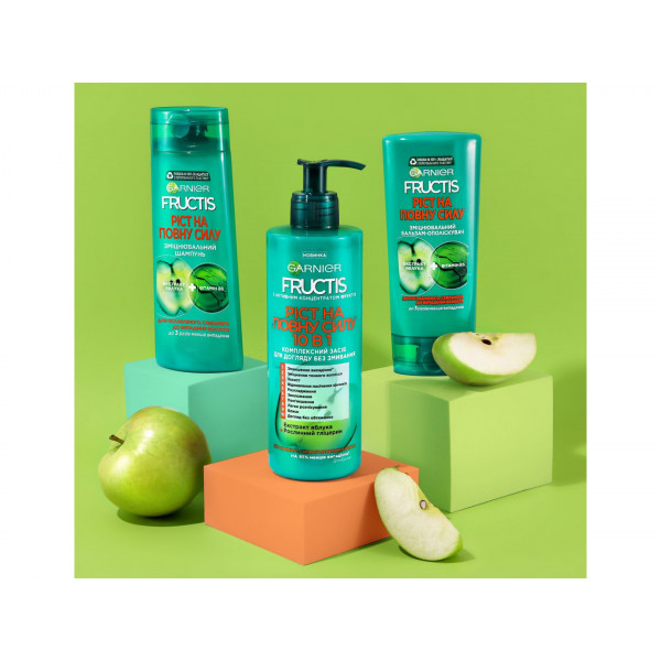 Фото - Шампунь жіночий Garnier FRUCTIS Зростання на повну силу 400 мл