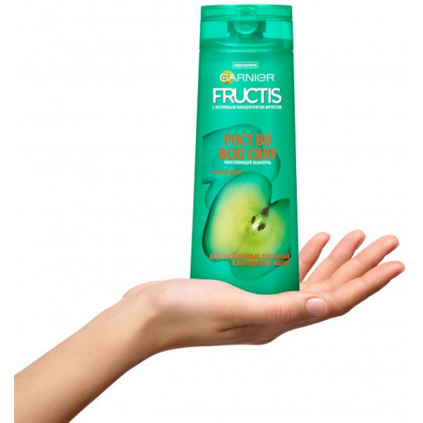 Фото - Шампунь жіночий Garnier FRUCTIS Зростання на повну силу 400 мл
