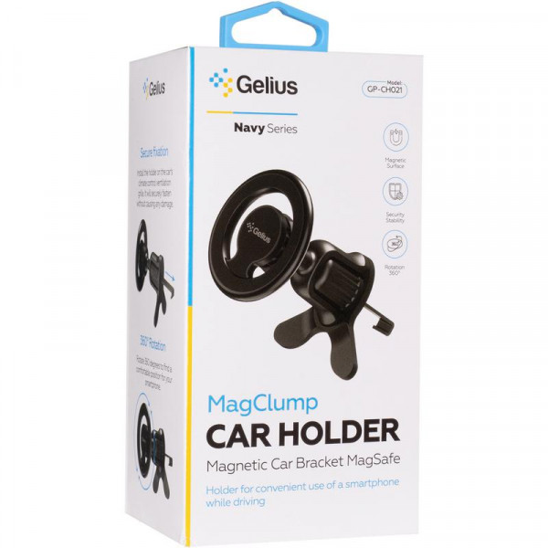 Фото - Автодержатель Gelius MagClump GP-CH021 Magnetic Black (96051)