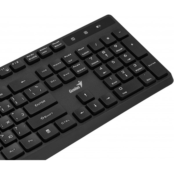 Фото - Клавіатура бездротова Genius KB-7200 104key, WL, EN/UKR (31320002406)