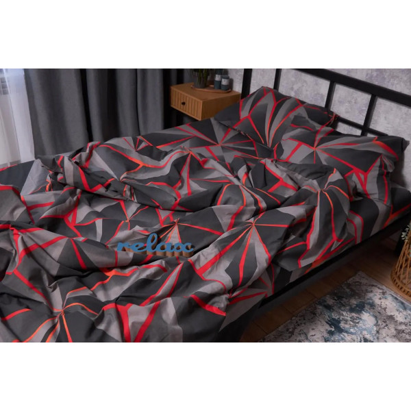 Фото - Комплект постільної білизни Moon&Star Бязь Gold Люкс Geometry 175х210 нав. 4х50х70 (MS-820002236)