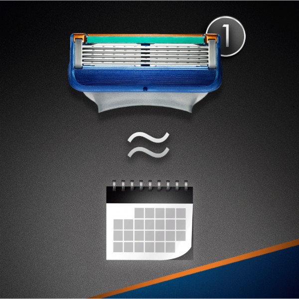 Фото - Станок мужской Gillette FUSION Станок+2 картриджа 1шт