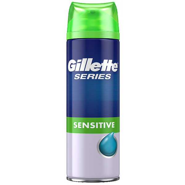 Фото - Гель для гоління Gillette Series Sensitive Skin Для чутливої ​​шкіри 200 мл (3014260214692)