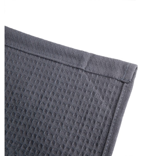 Фото - Простирадло євро GM Textile літнє вафельне сіре 200х220