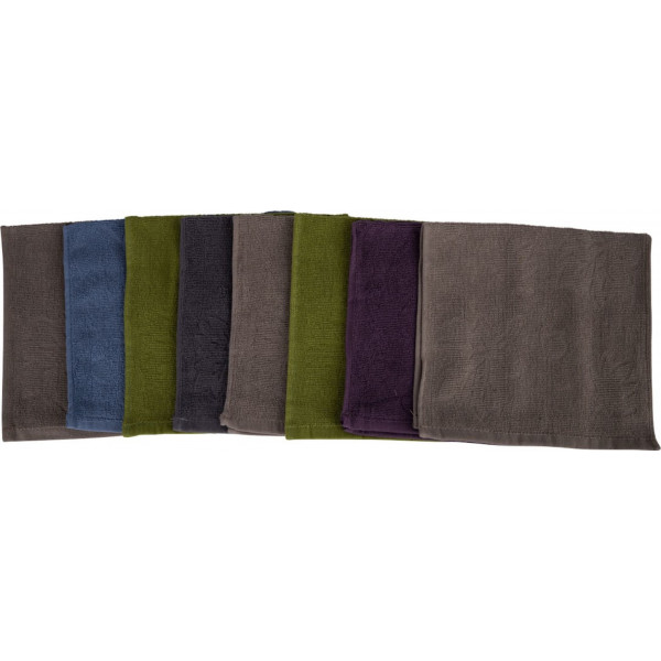 Фото - Набір серветок GM Textile махрових жакардових листочки 25х45, 8 шт