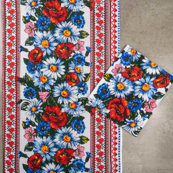 Фото - Набір рушників GM Textile вафельних вишиванка 35х61, 4 шт