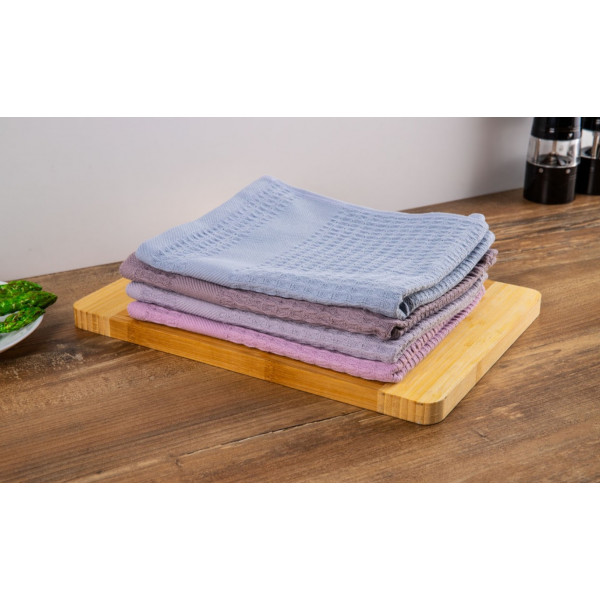 Фото - Полотенце для рук GM Textile вафельное пепельное 40х70