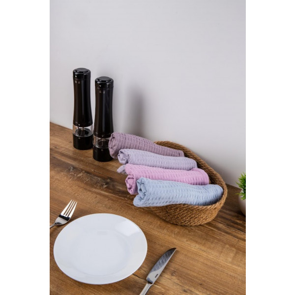 Фото - Полотенце для рук GM Textile вафельное пепельное 40х70