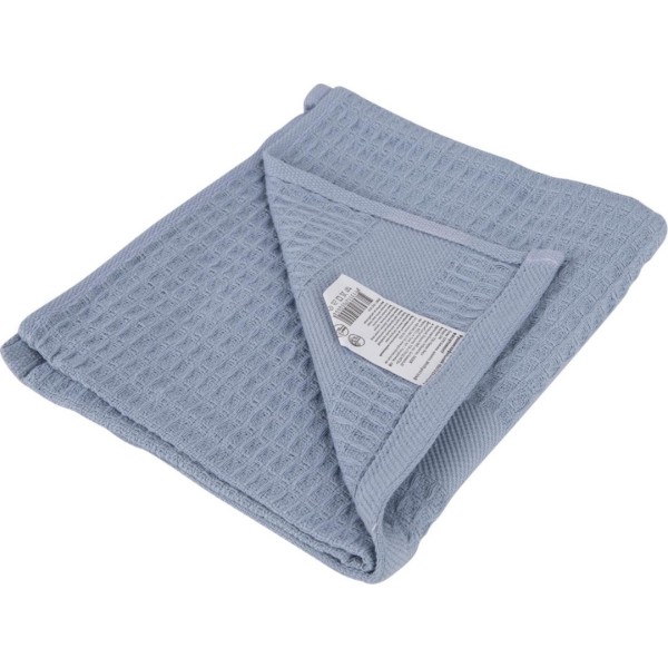 Фото - Рушник для рук GM Textile вафельний блакитний 40х70