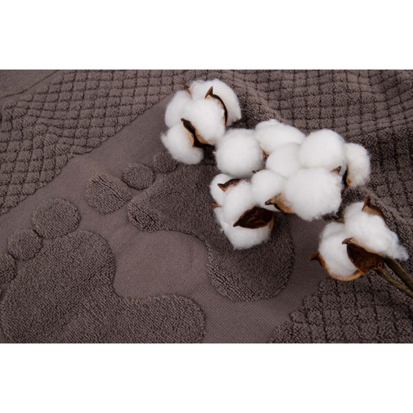 Фото - Рушник для ніг GM Textile махровий кремовий 50х70