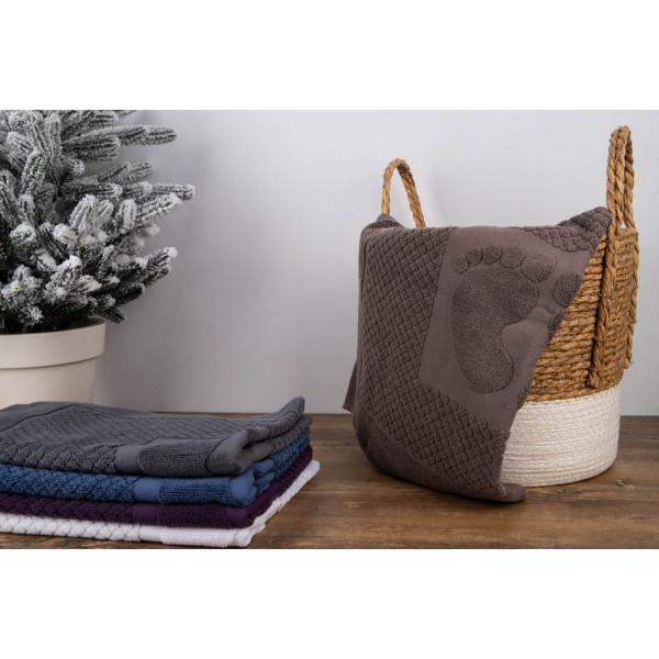 Фото - Рушник для ніг GM Textile махровий кремовий 50х70