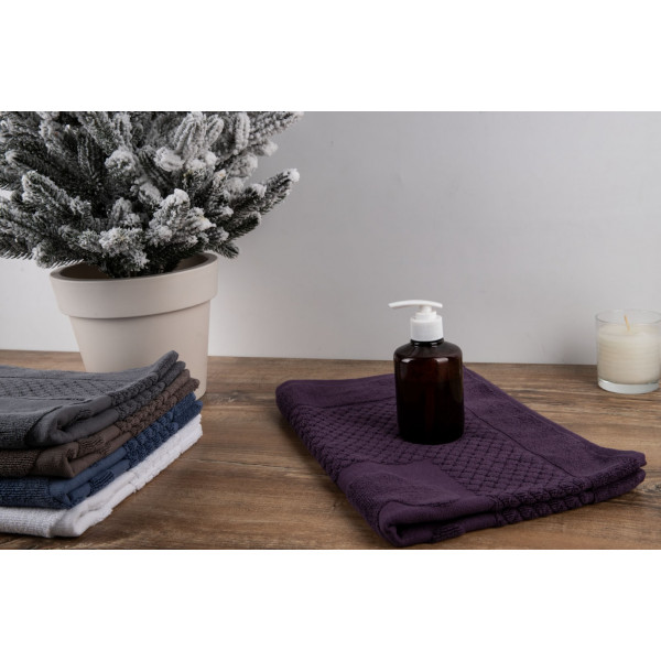 Фото - Рушник для ніг GM Textile махровий виноградний 50х70