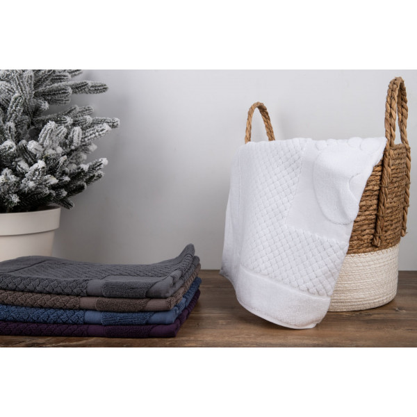 Фото - Полотенце для ног GM Textile махровое белый 50х70