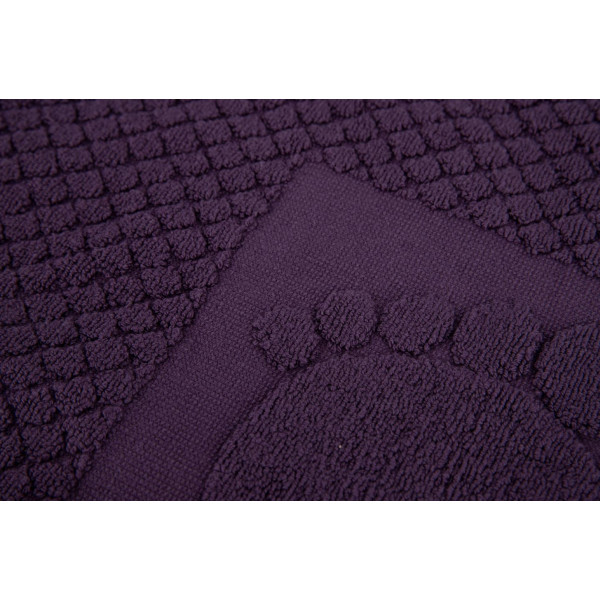 Фото - Рушник для ніг GM Textile махровий виноградний 50х70