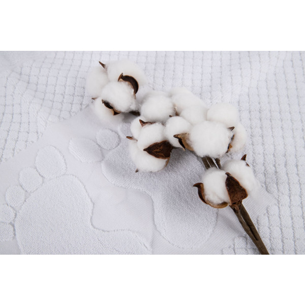 Фото - Полотенце для ног GM Textile махровое белый 50х70