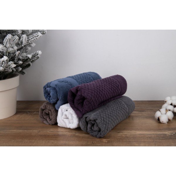 Фото - Рушник для ніг GM Textile махровий блакитний 50х70