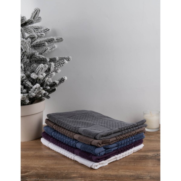 Фото - Рушник для ніг GM Textile махровий блакитний 50х70