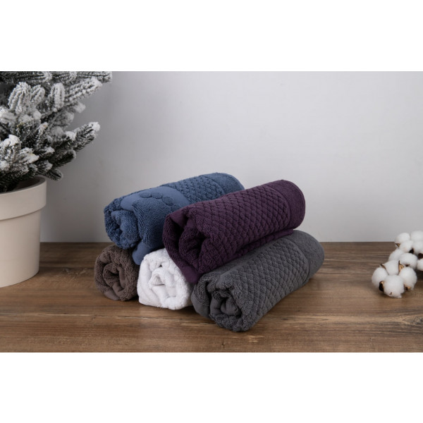 Фото - Рушник для ніг GM Textile махровий кремовий 50х70