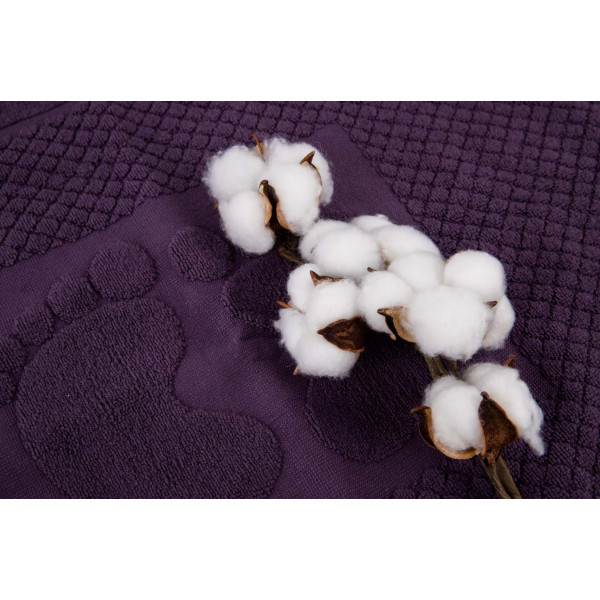 Фото - Рушник для ніг GM Textile махровий виноградний 50х70