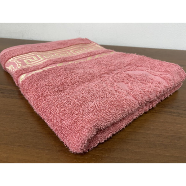 Фото - Рушник для обличчя GM Textile махровий теракот Цезар 50х90